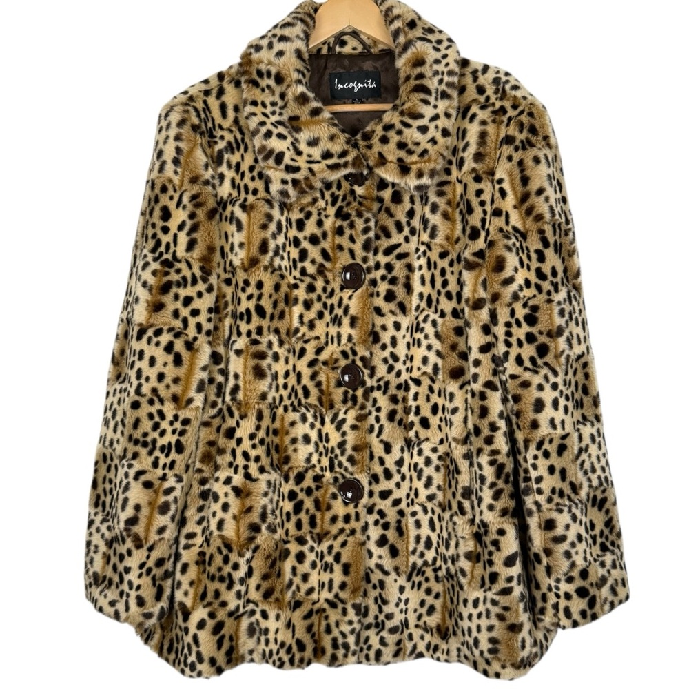 Leopard Print Teddy Jacket